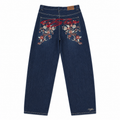 Elysm embroidered denim