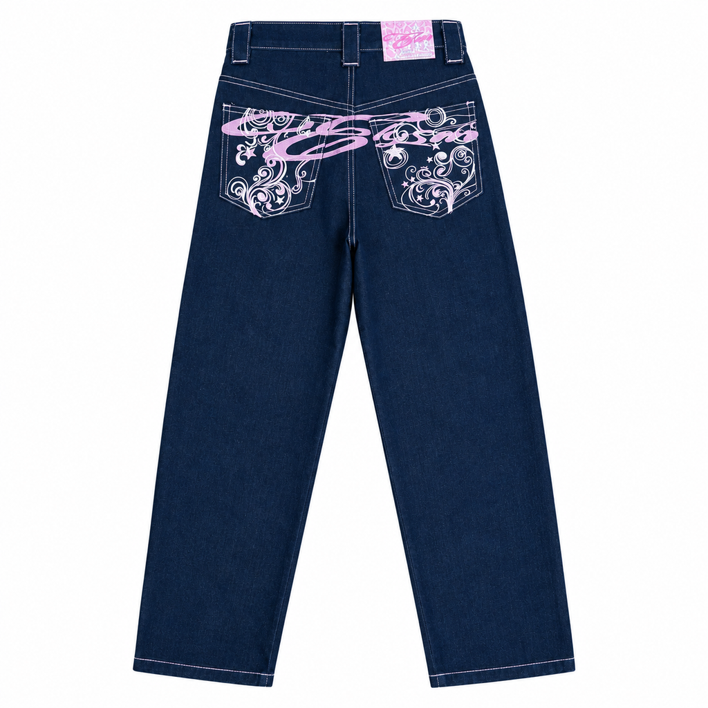 Pink addict denim