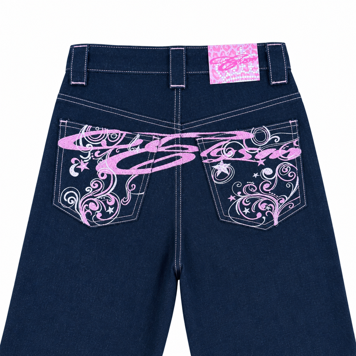Pink addict denim