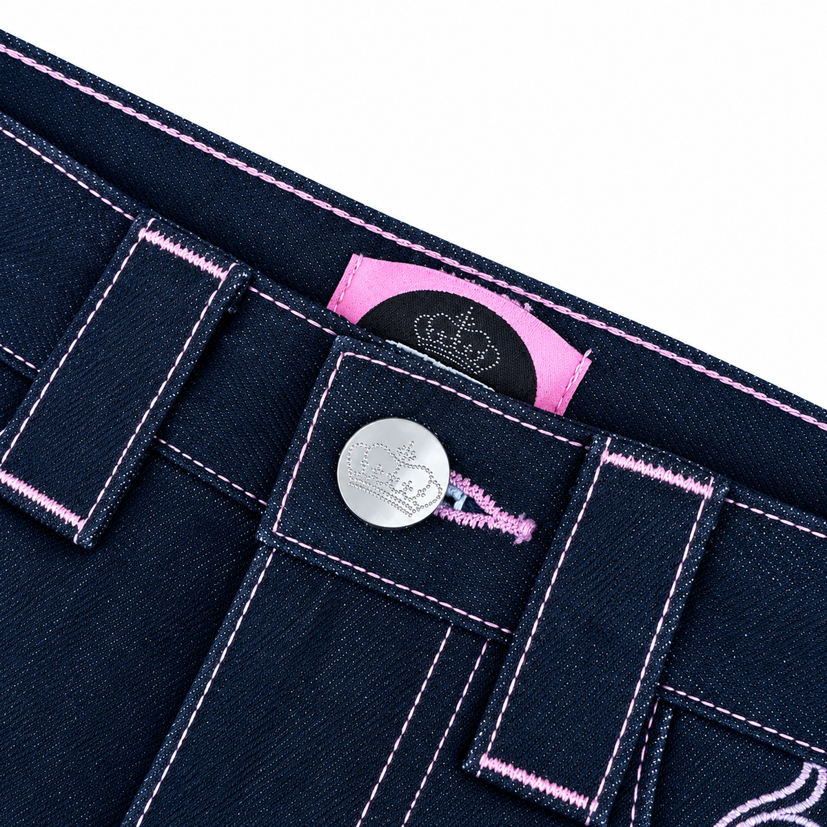 Pink addict denim